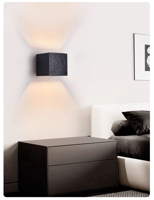 Vulcanis Cube Wall Lamp - Simprolos