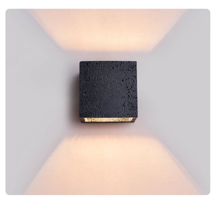 Vulcanis Cube Wall Lamp - Simprolos