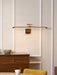Walnut Color Linear Adjustable Wall Light - Simprolos