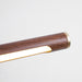 Walnut Color Linear Adjustable Wall Light - Simprolos