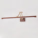 Walnut Color Linear Adjustable Wall Light - Simprolos