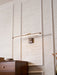 Walnut Color Linear Adjustable Wall Light - Simprolos