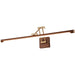 Walnut Color Linear Adjustable Wall Light - Simprolos