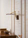Walnut Color Linear Adjustable Wall Light - Simprolos