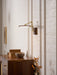 Walnut Color Linear Adjustable Wall Light - Simprolos