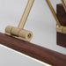 Walnut Color Linear Adjustable Wall Light - Simprolos