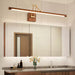 Walnut Color Linear Adjustable Wall Light - Simprolos