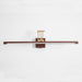 Walnut Color Linear Adjustable Wall Light - Simprolos
