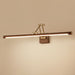 Walnut Color Linear Adjustable Wall Light - Simprolos