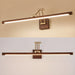 Walnut Color Linear Adjustable Wall Light - Simprolos