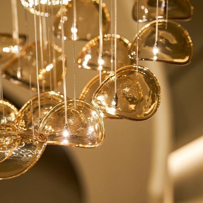 Wave Floating Leaf Chandelier - Simprolos