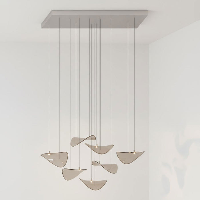 Wave Floating Leaf Chandelier - Simprolos