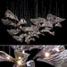 Wave Floating Leaf Chandelier - Simprolos
