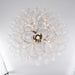 White Cloud Glass Petals Chandelier - Simprolos