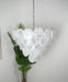 White Glass Disc Chandelier - Simprolos