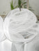 White Glass Disc Chandelier - Simprolos