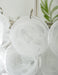 White Glass Disc Chandelier - Simprolos
