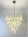 White Glass Petals Chandelier - Simprolos