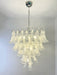 White Glass Petals Chandelier - Simprolos