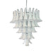 White Glass Petals Chandelier - Simprolos