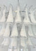 White Glass Petals Chandelier - Simprolos