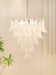 White Glass Petals Chandelier - Simprolos