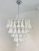 White Glass Petals Chandelier - Simprolos