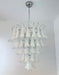 White Glass Petals Chandelier - Simprolos