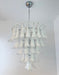 White Glass Petals Chandelier - Simprolos