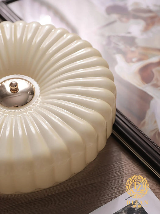 Willa Glass Flush Mount Ceiling Light - Simprolos