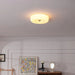 Willa Glass Flush Mount Ceiling Light - Simprolos