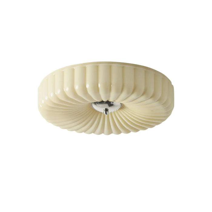 Willa Glass Flush Mount Ceiling Light - Simprolos
