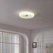 Willa Glass Flush Mount Ceiling Light - Simprolos