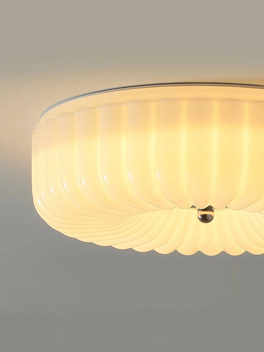 Willa Glass Flush Mount Ceiling Light - Simprolos