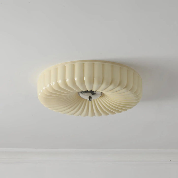 Willa Glass Flush Mount Ceiling Light - Simprolos