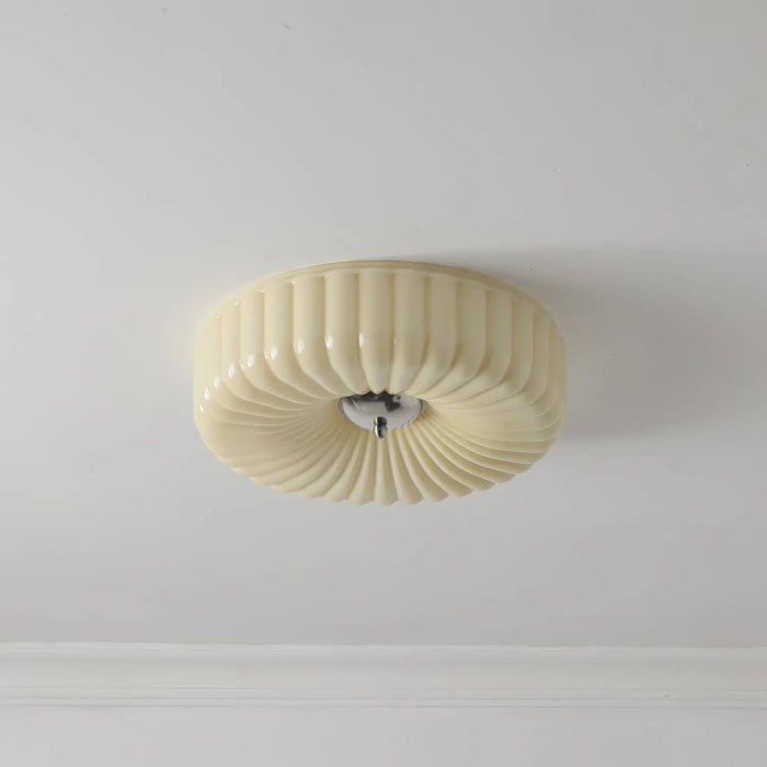 Willa Glass Flush Mount Ceiling Light - Simprolos