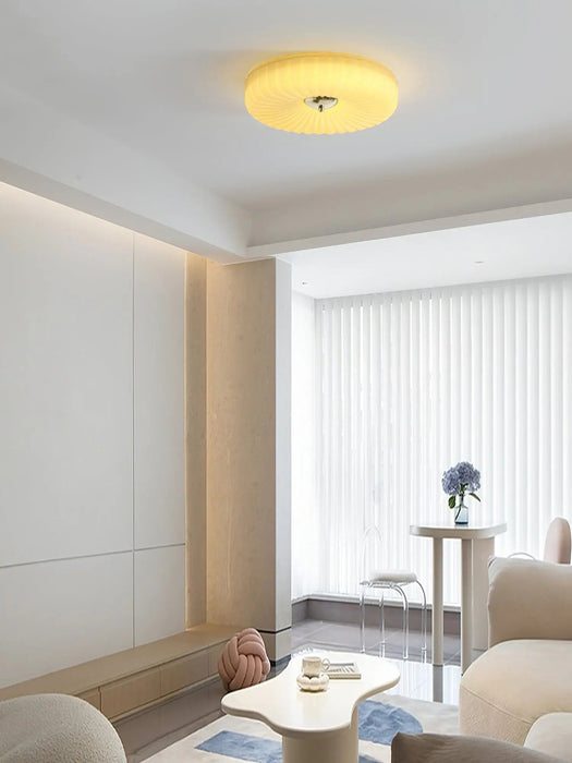 Willa Glass Flush Mount Ceiling Light - Simprolos