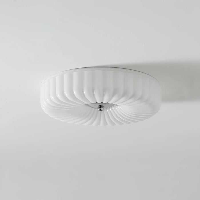 Willa Glass Flush Mount Ceiling Light - Simprolos