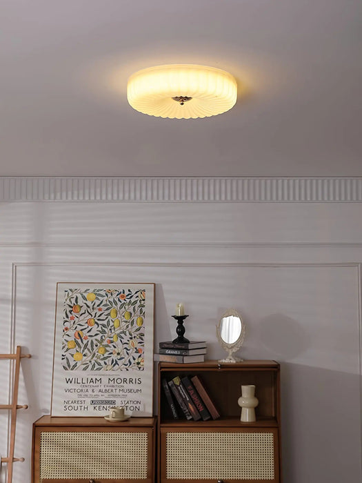 Willa Glass Flush Mount Ceiling Light - Simprolos