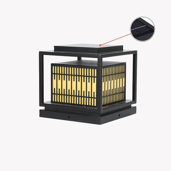 Window Grille Outdoor Post Light - Simprolos