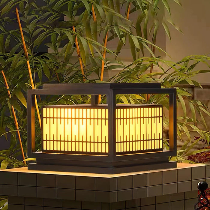 Window Grille Outdoor Post Light - Simprolos