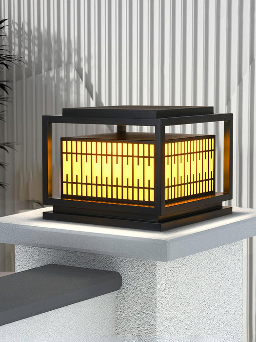 Window Grille Outdoor Post Light - Simprolos