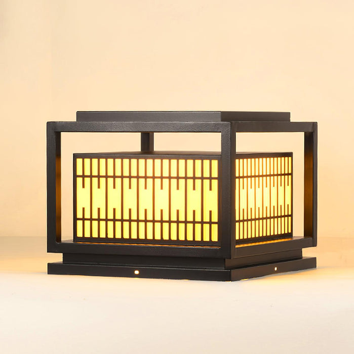 Window Grille Outdoor Post Light - Simprolos