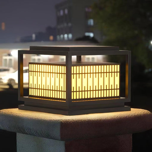 Window Grille Outdoor Post Light - Simprolos