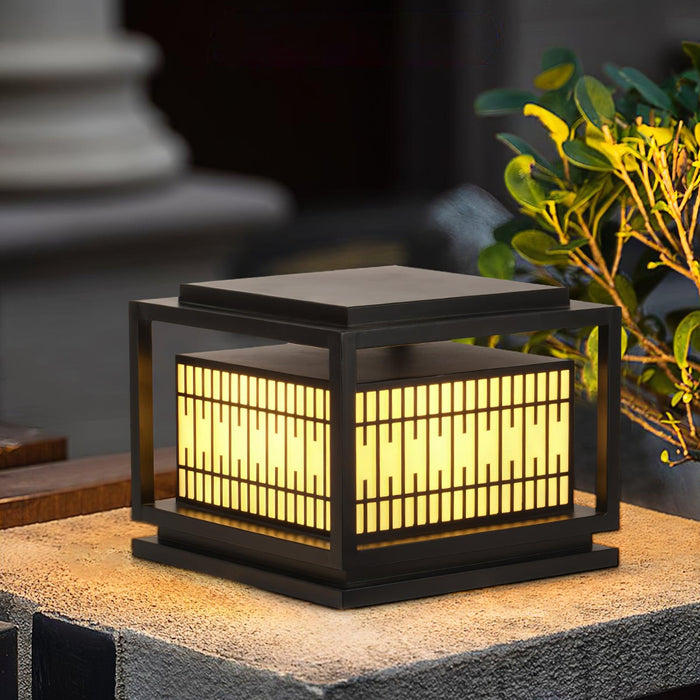 Window Grille Outdoor Post Light - Simprolos