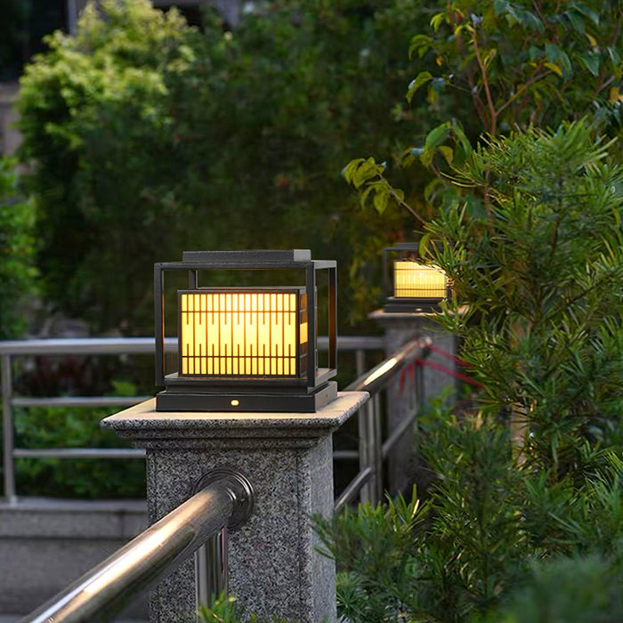 Window Grille Outdoor Post Light - Simprolos