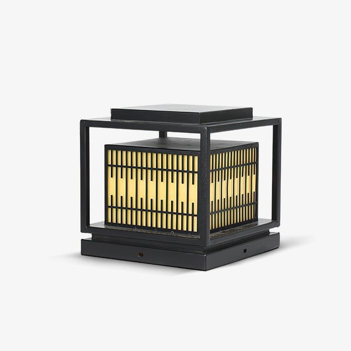 Window Grille Outdoor Post Light - Simprolos