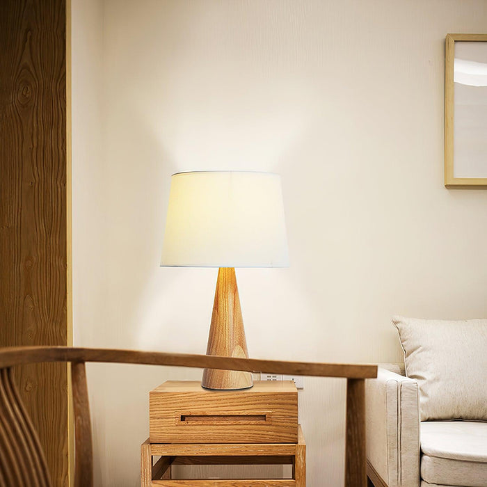 Wooden Vase Table Lamp - Simprolos