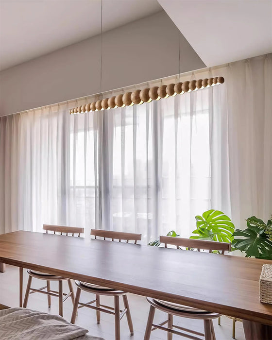 Woodline Orb Pendant Light - Simprolos