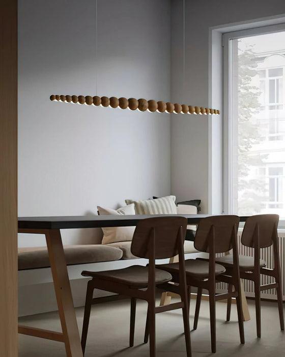 Woodline Orb Pendant Light - Simprolos